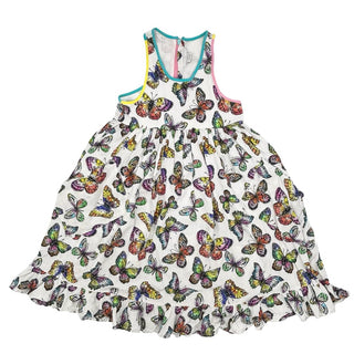 Stella McCartney rainbow butterfly dress, 6 years