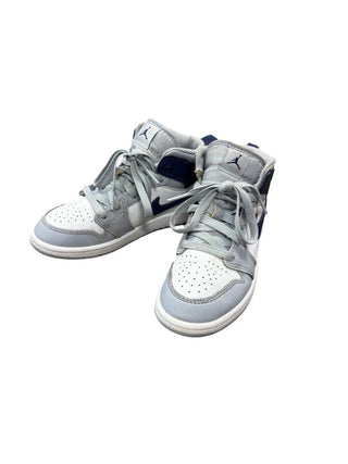 Nike Grey and Blue Sneakers, 1 big kid