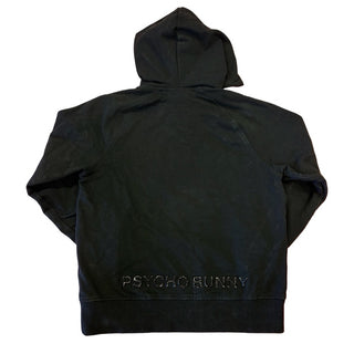 Psycho Bunny Black Zal 3D bunny logo pullover hoody, 10-12 years (medium)