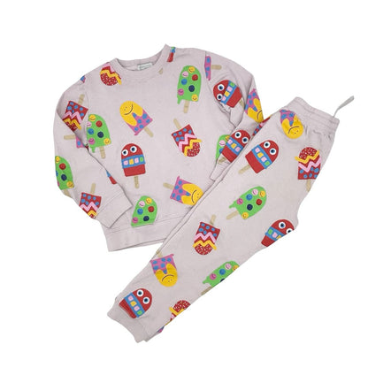 Stella McCartney pink popsicle sweat set, 8 years