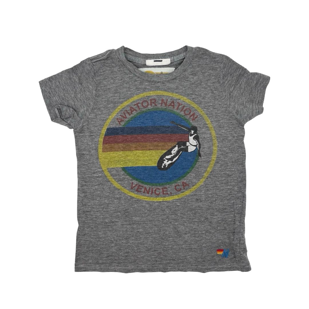 Aviator Nation grey tshirt, 8 years