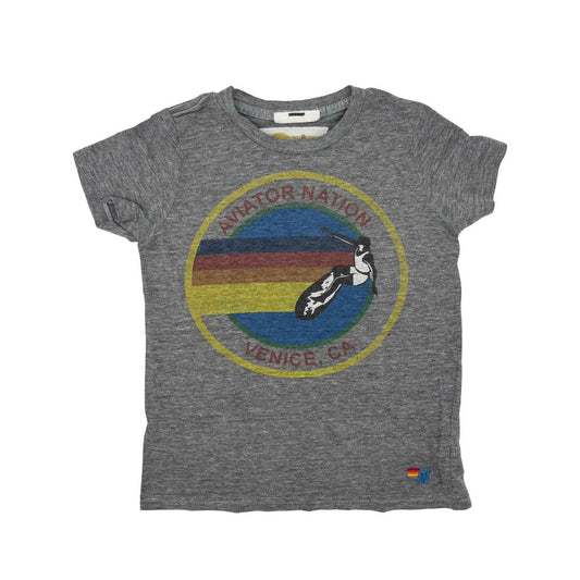Aviator Nation grey tshirt, 8 years