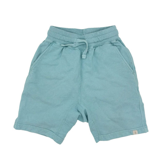Tkees turquoise shorts, 9-10 years