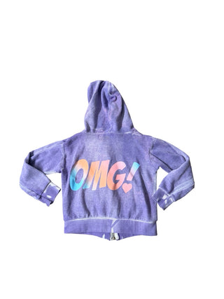 Play six Purple OMG zip up hoodie, 5 years