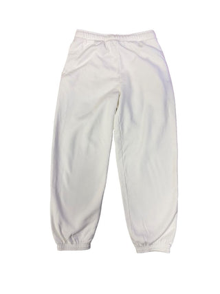 Aritzia White Cozy Fleece Sweatpants, M
