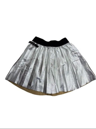 Little Creative Factory Silver and Black Pleated Skirt, 2-3 years