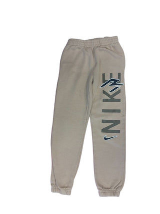 Nike Sandy Beige Sweatpants with Logo, 10-12 years
