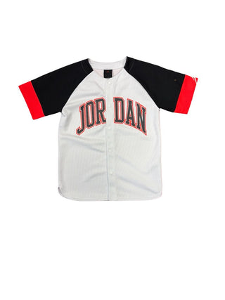 Nike Jordan Jersey in Black, White and Orange, 8-10 years