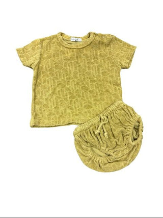 Bebe Organic Green Terrycloth Set, 9 months