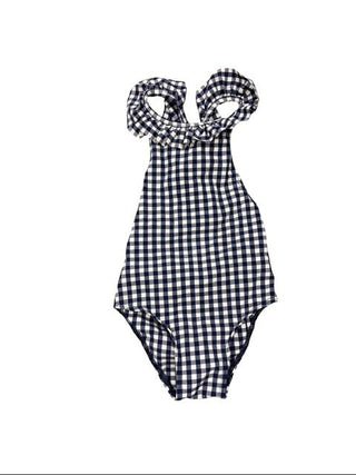 Canopea Blue Gingham Ruffle Swimsuit, 2 years