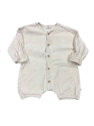 1+ In The Family Oat Corduroy Playsuit, 12 months