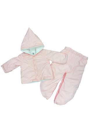 Petit Bateau Fleece lined jacket and pants, 12 months