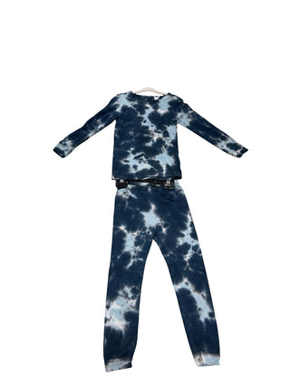 Coccoli Bamboo Tie dye blue pajamas, 3 years