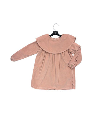 1+ In The Family Blush Pink Dress with Wide Collar, 24 months
