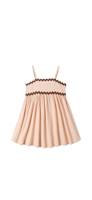 Rylee + Cru Ric Rac Dress Blush Brand New with Tags, 4-5 years