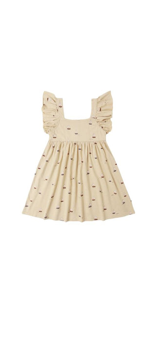 Rylee + Cru Mariposa Dress Sailboat Butterscotch Brand New with Tags, 4-5 years