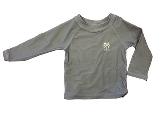 Rylee + Cru Sage long sleeve rash guard, 6-12 months