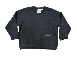 Zara Black Knit Sweatshirt with Pocket Details, 18-24 months
