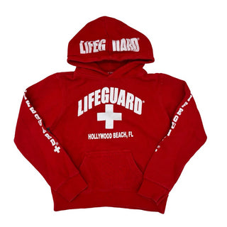 Popularity Products red offically licensed lifeguard sweatshirt, 7-8 years