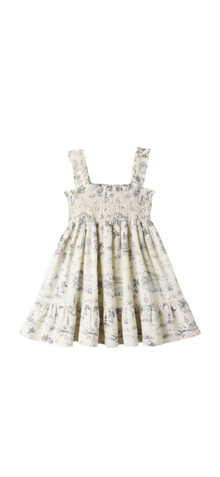 Rylee + Cru Sutton Dress Ocean Toile Brand New with Tags, 4-5 years