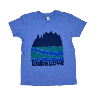 No Name blue Lake Love tshirt, 10-12 years
