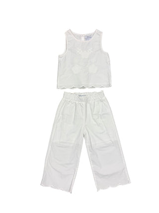 Haute Hippie White tank top and pant set, 24 months