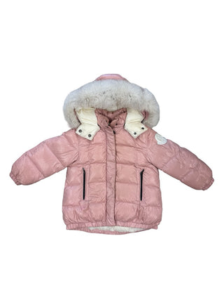 Moncler Pink puffer winter jacket, 4 years