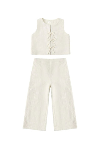 Rylee + Cru Sailor Top and Logan Pant Set Natural Brand New with Tags, 4-5 years