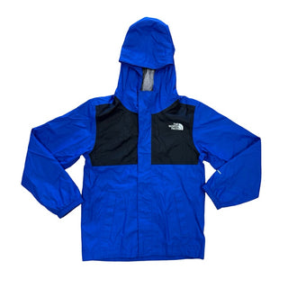 The North Face Antora rain jacket in blue/black, 7-8 years