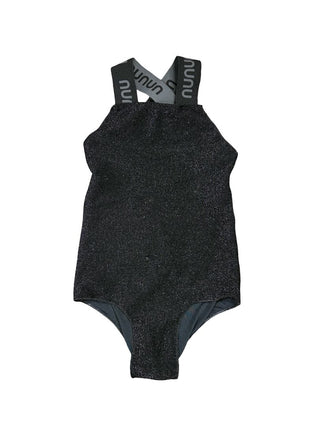 Nununu Sparkly Black Swimsuit, 4-5 years