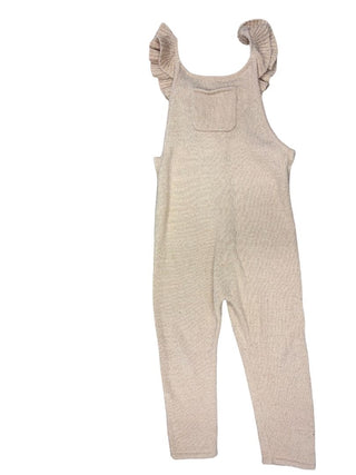 Zara Knit Beige Jumpsuit, 3-4 years