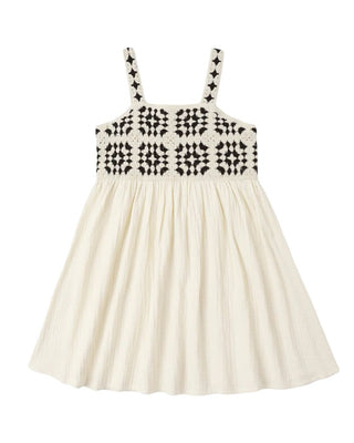 Rylee + Cru Crochet Sundress Abstract Natural Brand New with Tags, 4-5 years