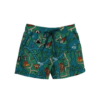 Headster Treasure Map Peachskin Boardshort Teal Steal Brand New with Tags, 4 years