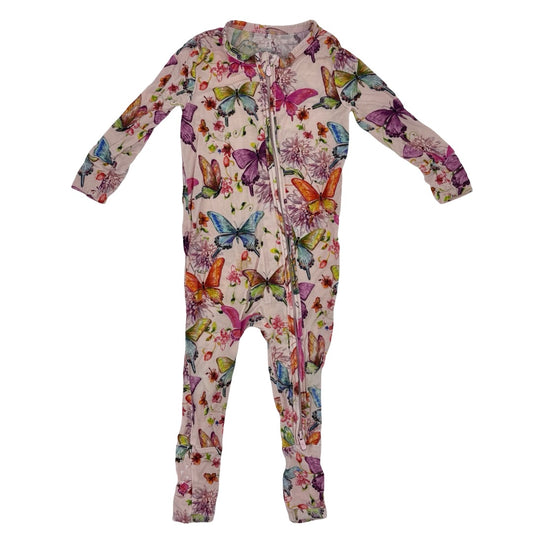 Posh Peanut Floral slepper, 9-12 Months