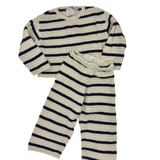Zara  Stripped crochet set, 3 Years
