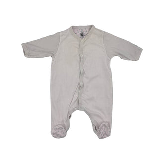 Petit Bateau Pink stripped sleeper, 1 Month