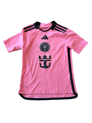 Adidas Pink and Black Messi 10 Jersey , 9-10 years