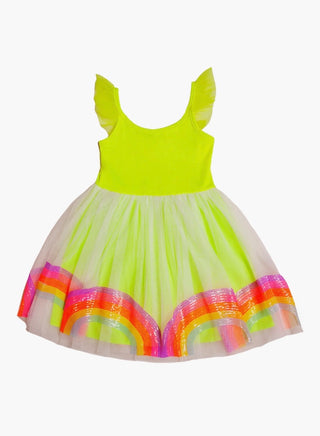 Mia kids Rainbow tutu dress, 6 years