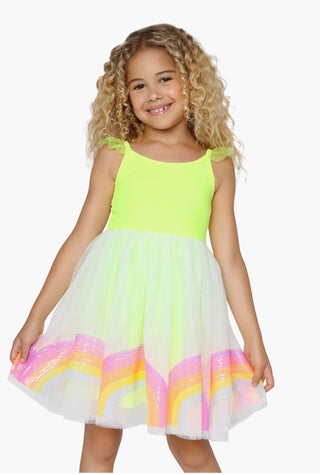 Mia kids Rainbow tutu dress, 6 years