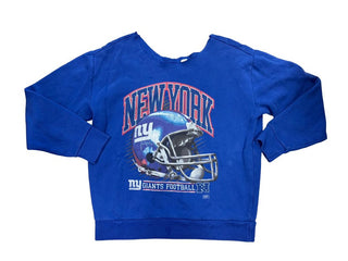 Vintage New York Giants Blue Sweatshirt, O/S Women's
