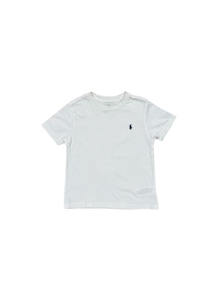 Polo Ralph Lauren  White Tee with Logo, 5 years