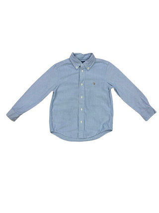 Polo Ralph Lauren  Blue Button Down Dress Shirt, 5 years