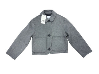 Zara Grey Jacket with Wool - New with tags, 11-12 years