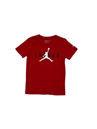 Nike Red Jumpman Logo Tee, 5-6 years