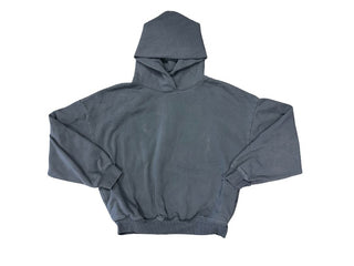 Garage Charcoal Grey Hooded Sweatshirt - Some discolouration, reflected in price, Small