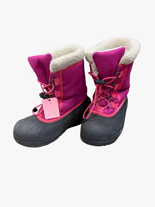 Sorel Pink and Black Winter Boots, 1 big kid