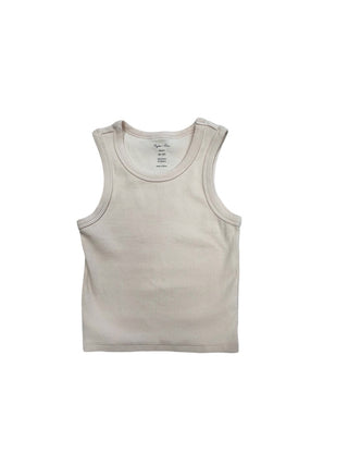 Rylee + Cru Light pink ribbed tank top, 10-12y