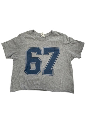 Bella Canvas Gray T-shirt with 67, Large