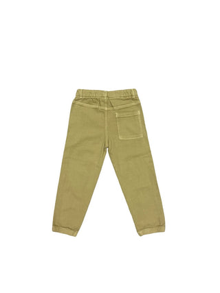 Zara Khaki pants with waistband - new with tag, 4-5 years