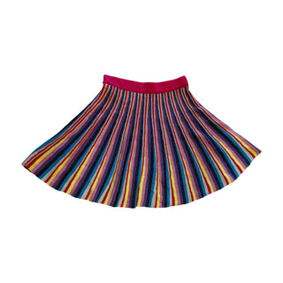 Missoni kids' multicoloured laminated knit mini skirt, 8 years